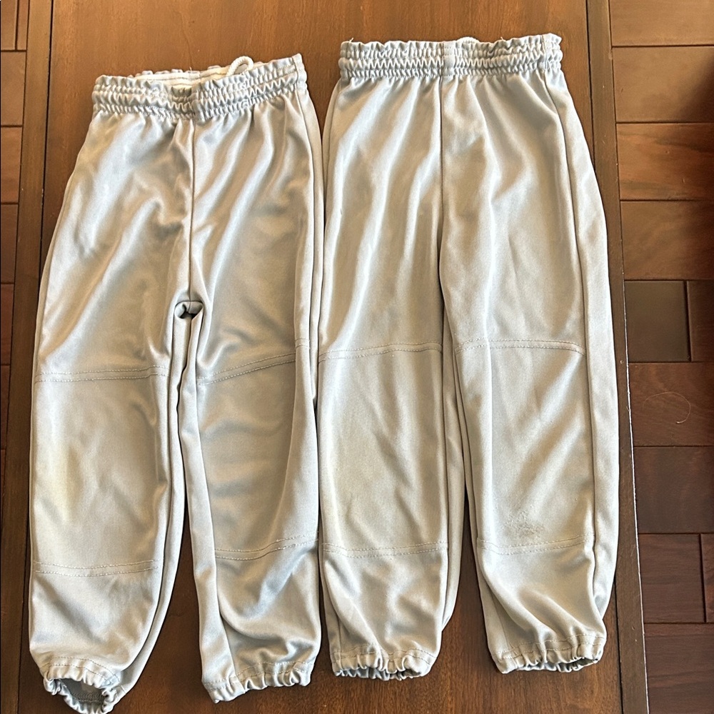 Size small grey boys baseball pants. Two pairs.